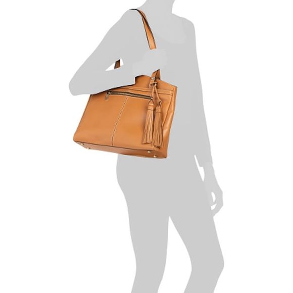 Poy Top Zip Tote Hazelnut >:) - Picture 2 of 4